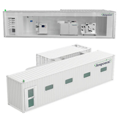 Container-based battery manufacturing solution